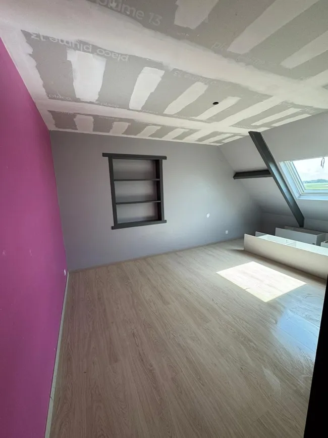 Placo et bandes au plafond